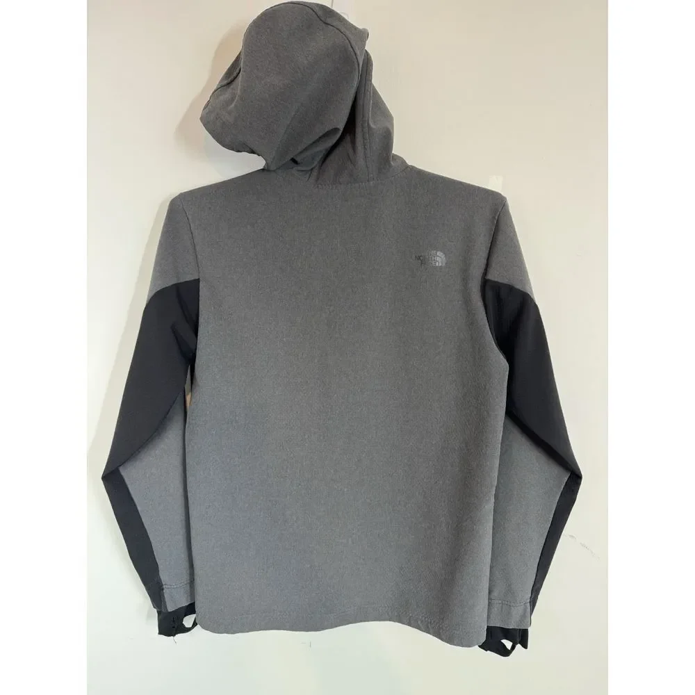 The North Face Men's Tactical Flash Jacket Soft shell Gray And Black Size M Hike